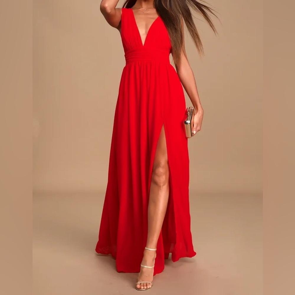 Lulus Red Maxi Dress